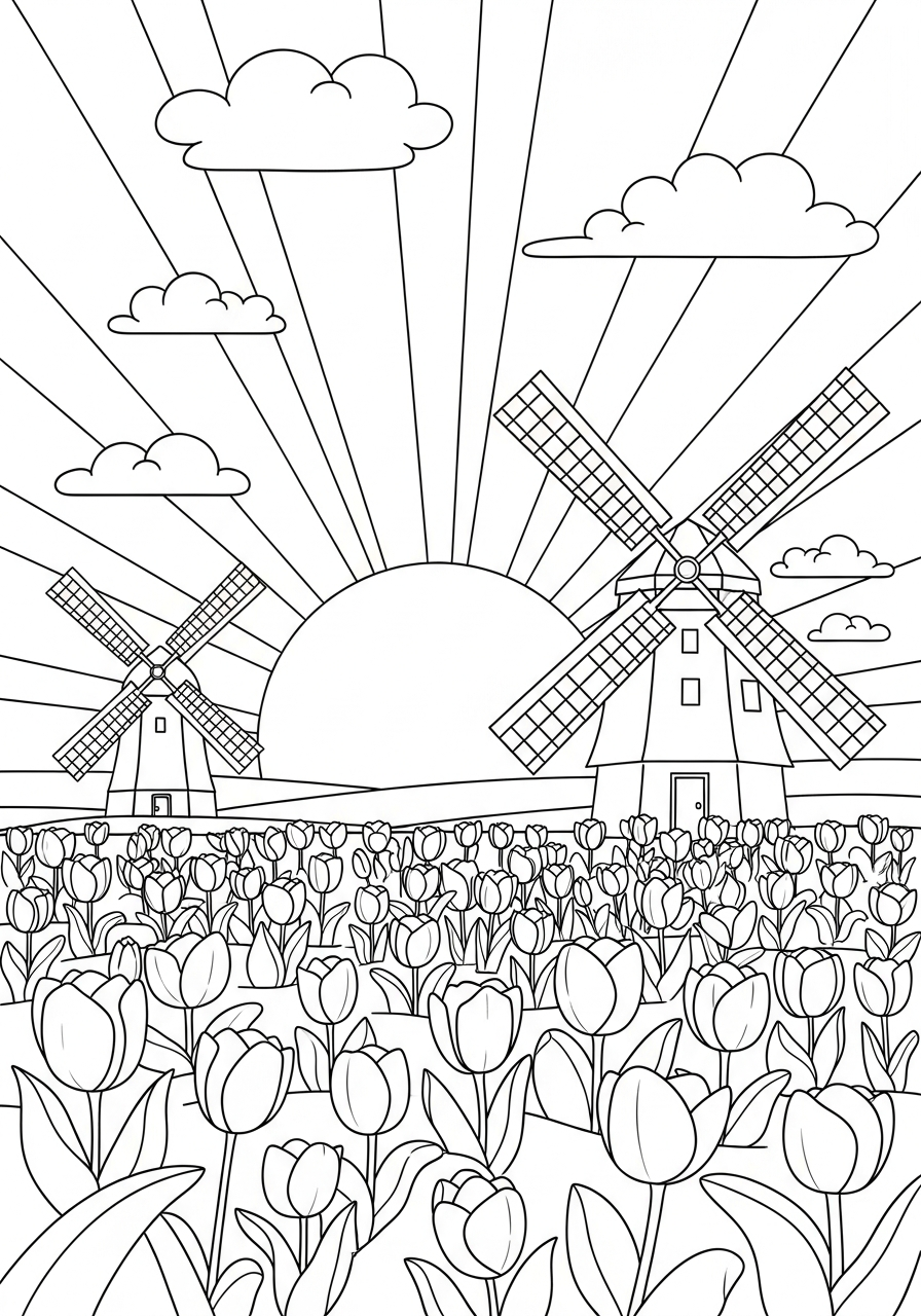 Spring Coloring Pages 27 adult Spring coloring pages