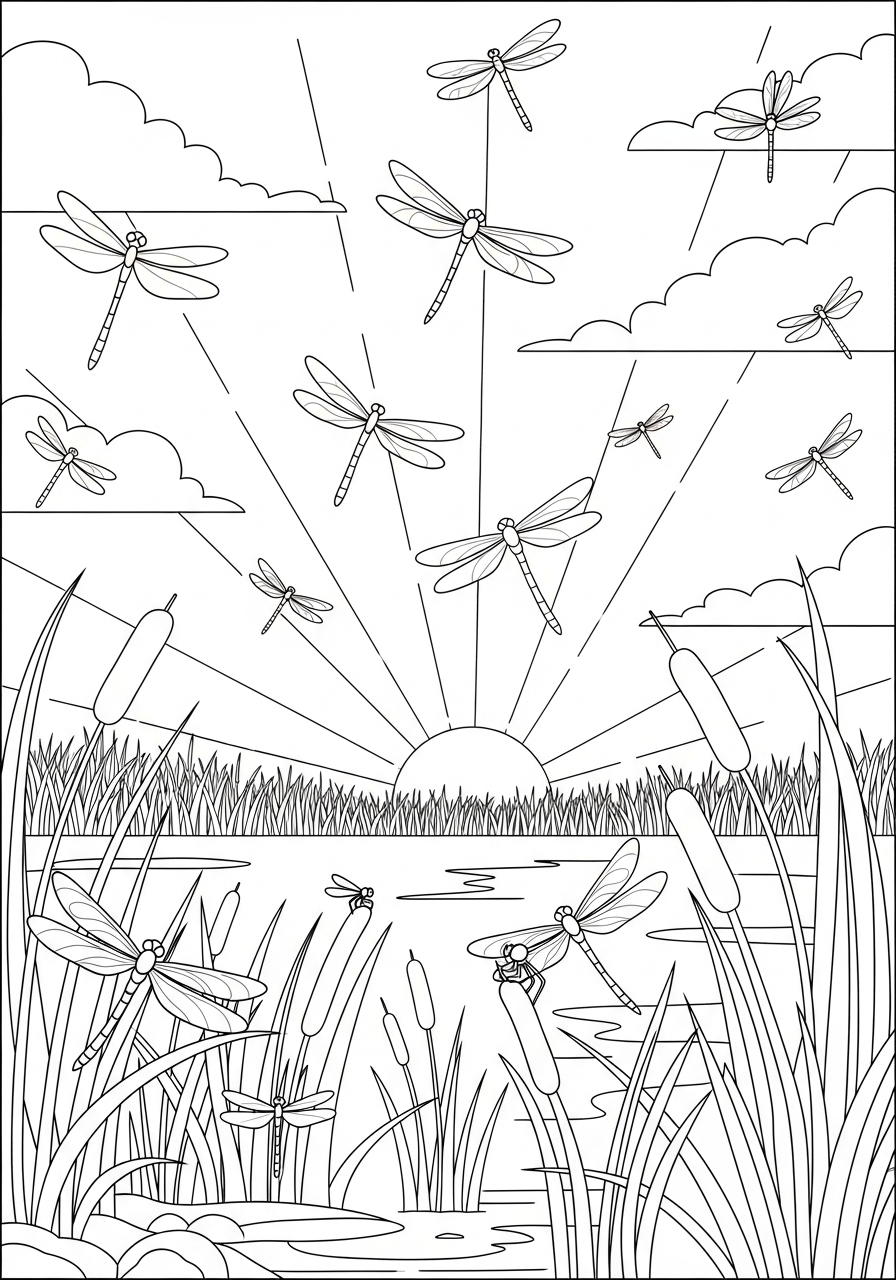 Spring Coloring Pages 28 Spring adult coloring pages