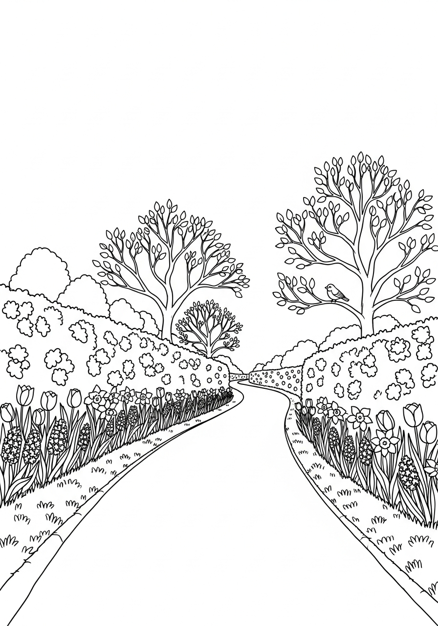 Spring Coloring Pages 29 Spring coloring pages free