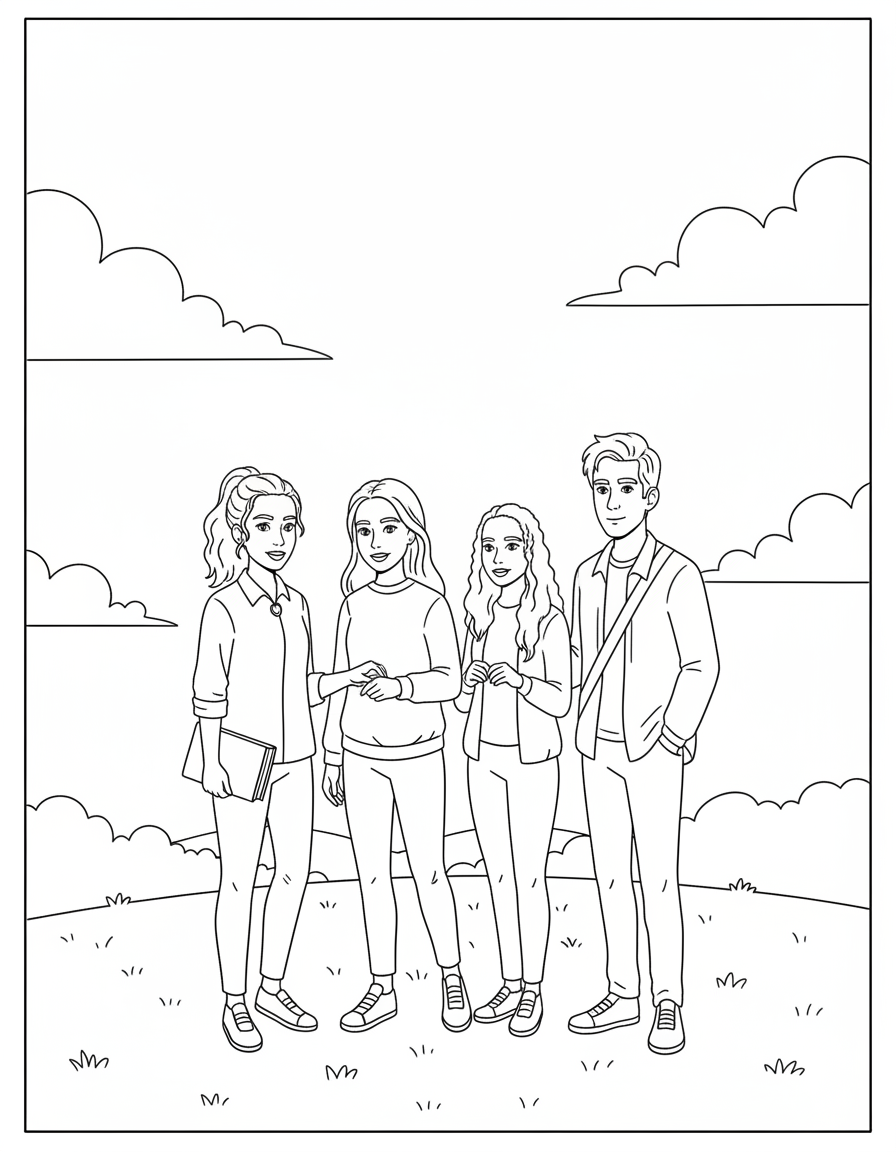 Zombies 4 coloring pages for adults easy