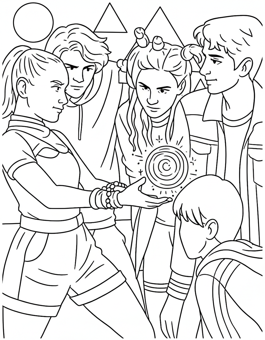 kids Zombies 4 coloring pages