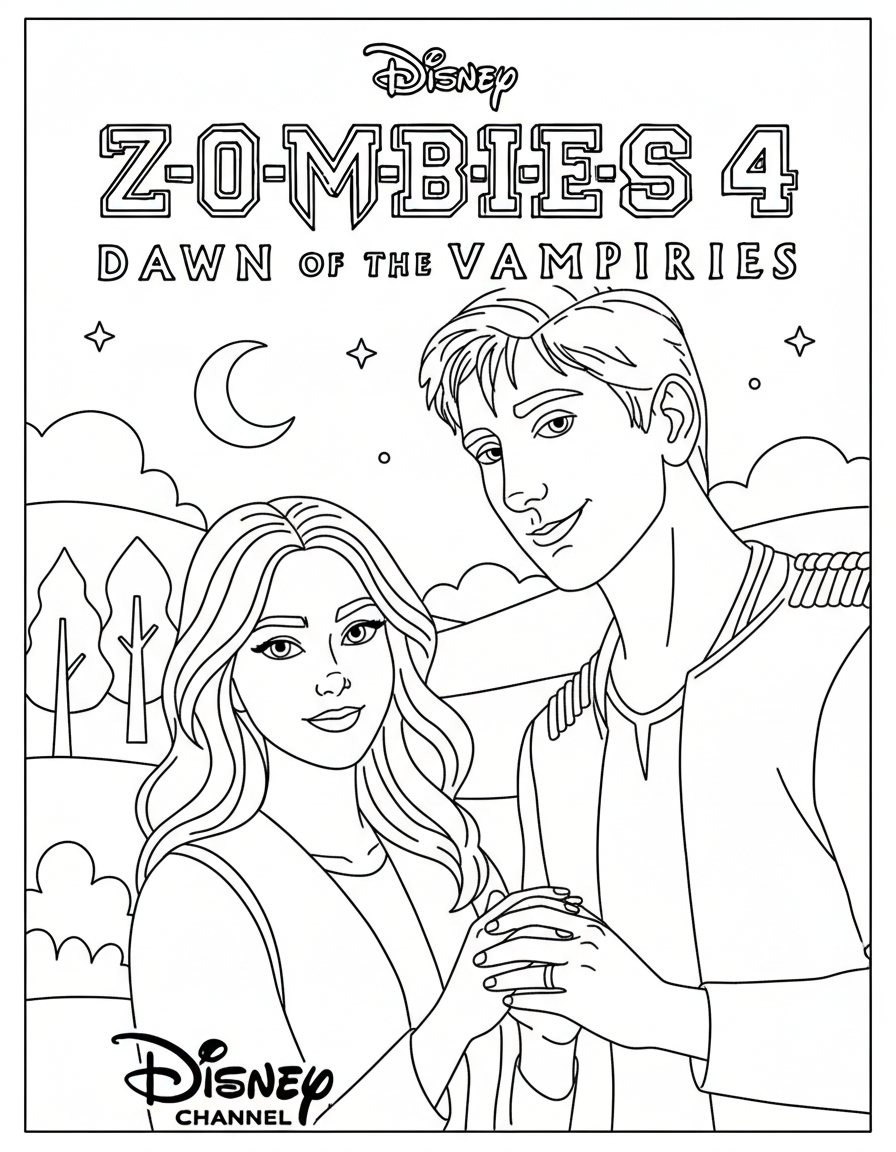 adult Zombies 4 coloring pages