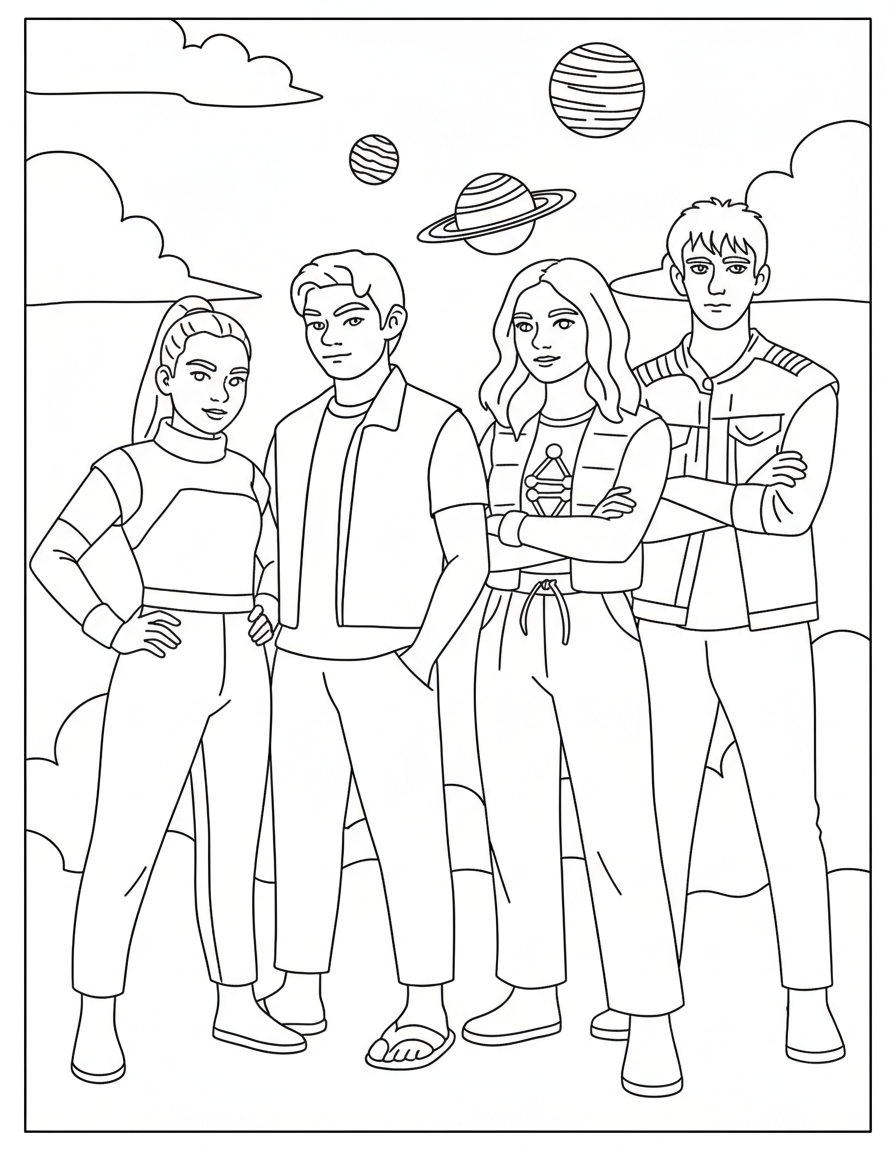 Zombies 4 printable coloring pages