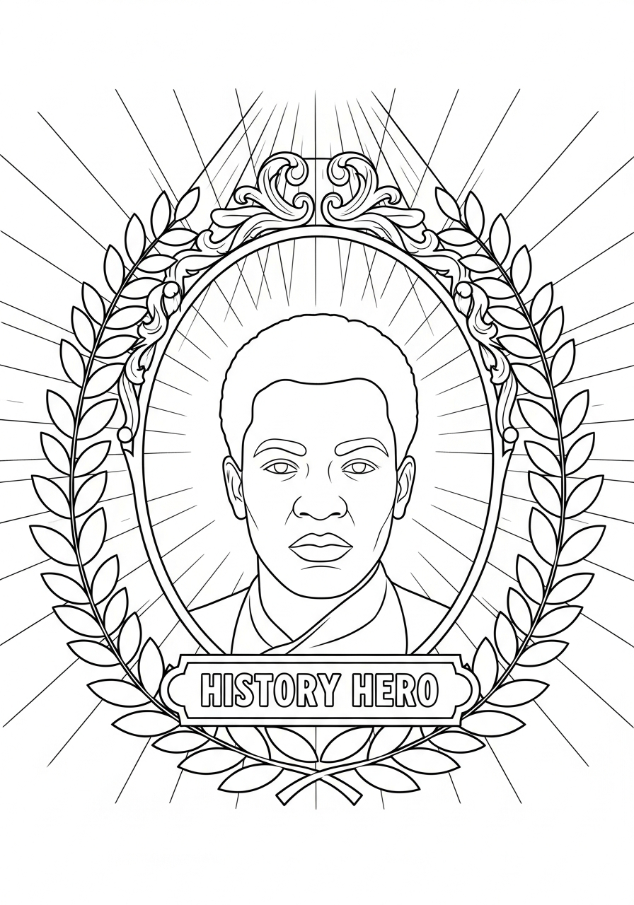 Black History Month Coloring Pages 13 grinch cute Black History Month coloring pages