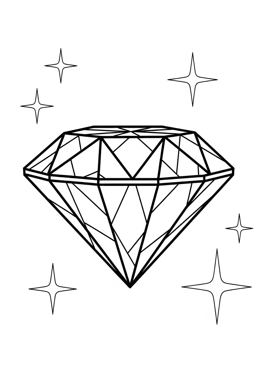 Diamond Coloring Pages 3 grinch cute Diamond coloring pages