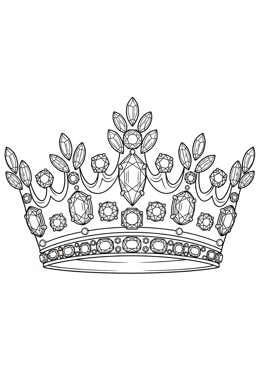 Diamond Coloring Pages 7 Diamond coloring book pages