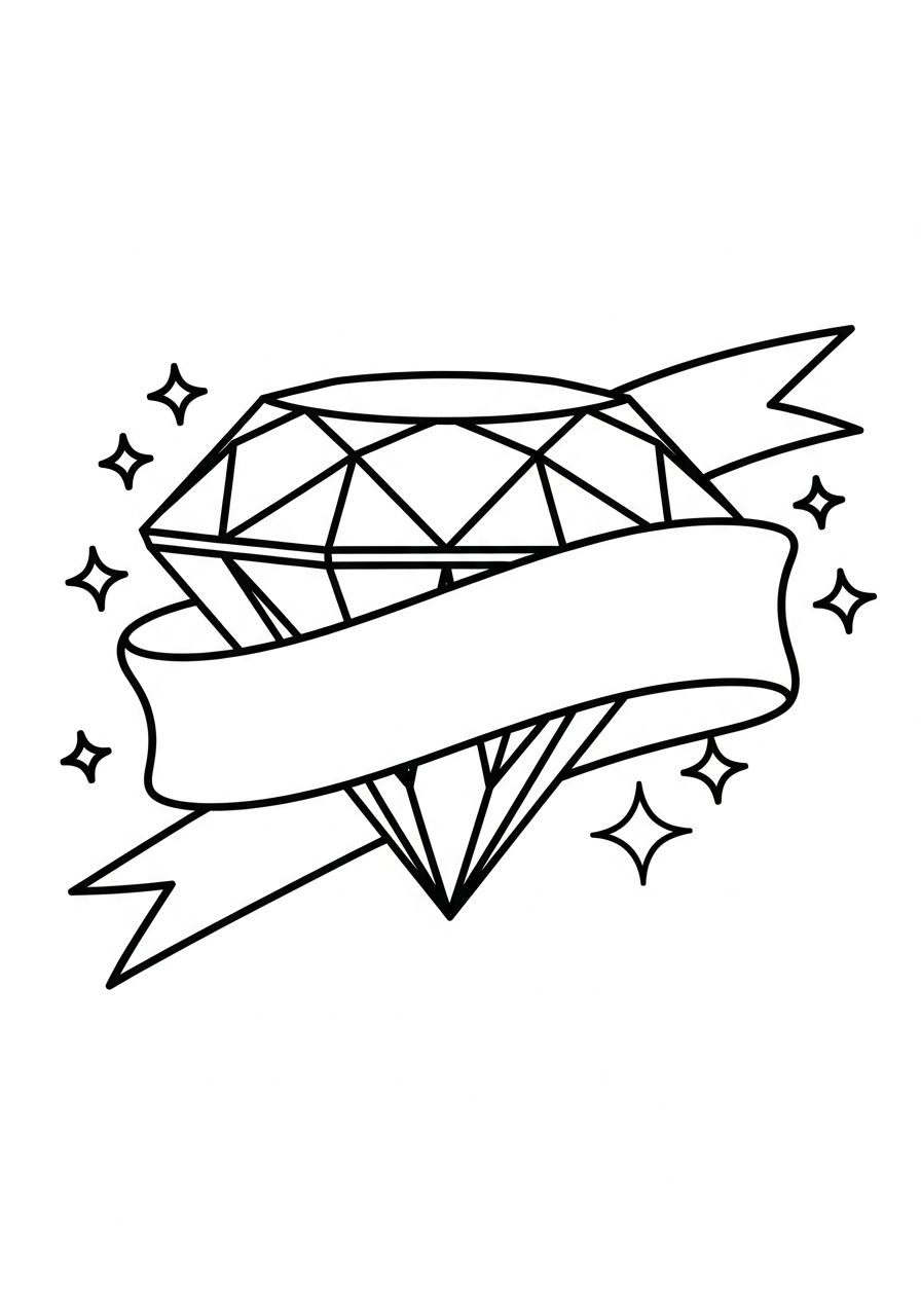 Diamond Coloring Pages 10 kids Diamond coloring pages