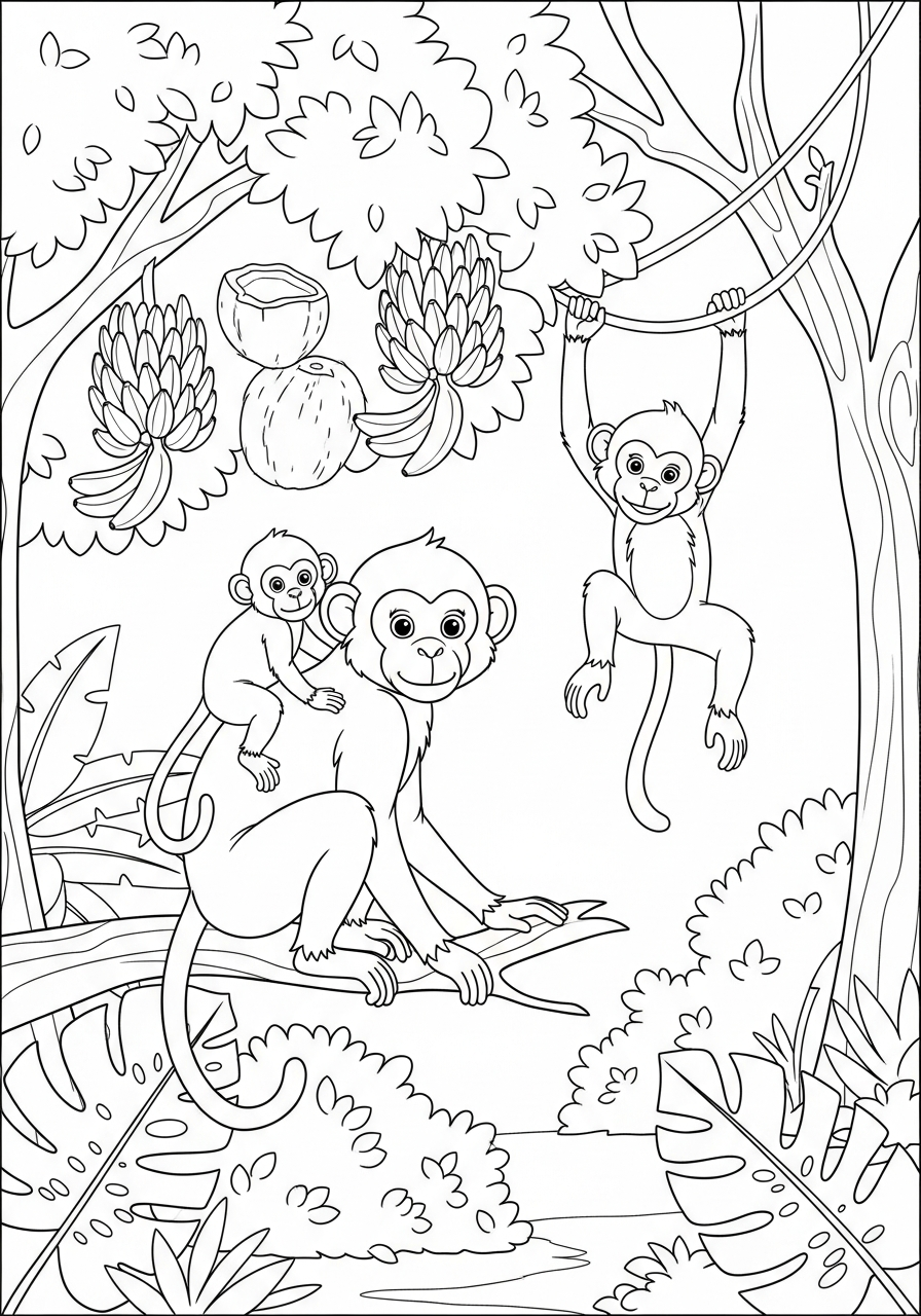 Jungle Coloring Pages 13 Jungle coloring pages pdf