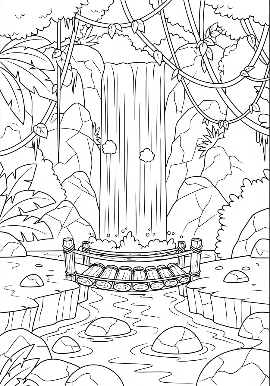 Jungle Coloring Pages 14 detailed Jungle coloring pages 1