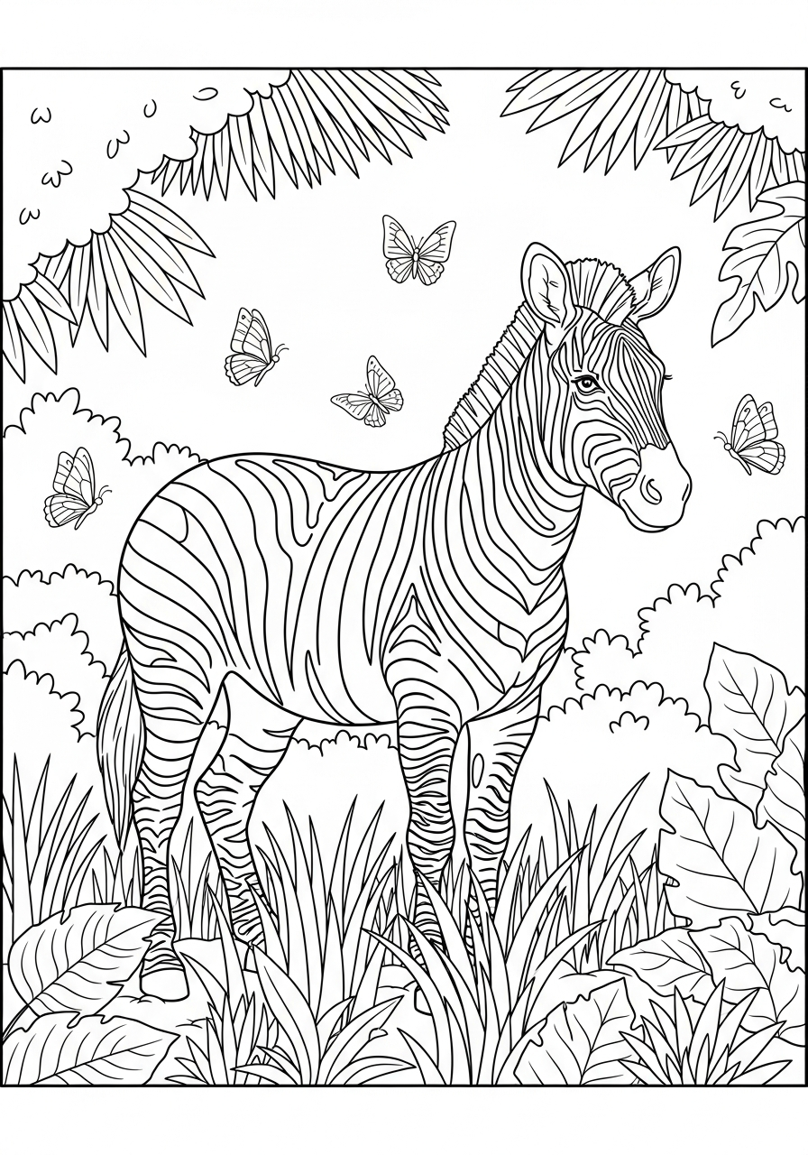 Jungle Coloring Pages 16 Jungle printable coloring pages