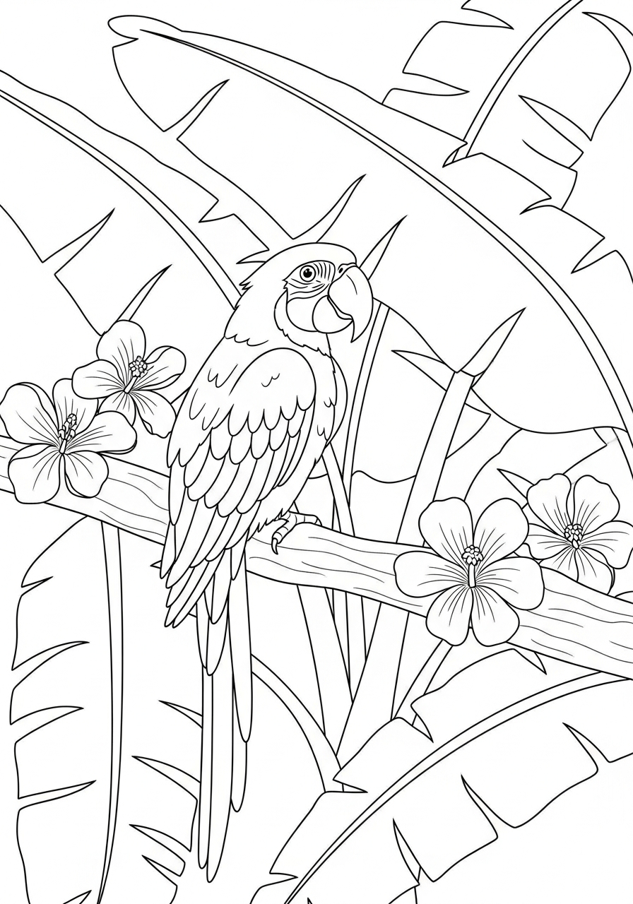 Jungle Coloring Pages 6 cute Jungle coloring pages
