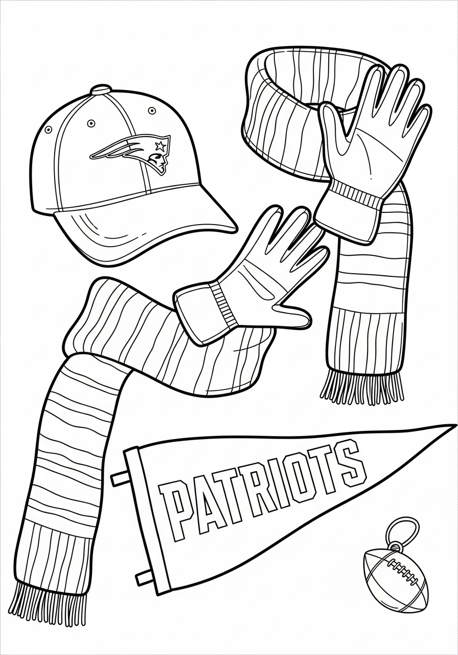 New England Patriots coloring pages pdf