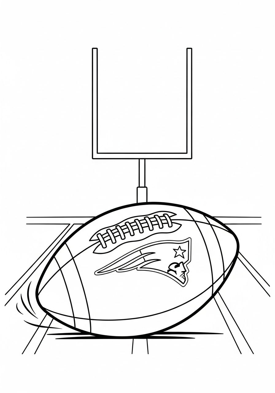 New England Patriots coloring pages to print