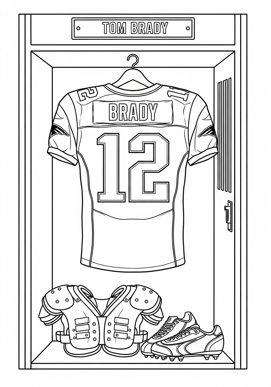vintage New England Patriots coloring pages