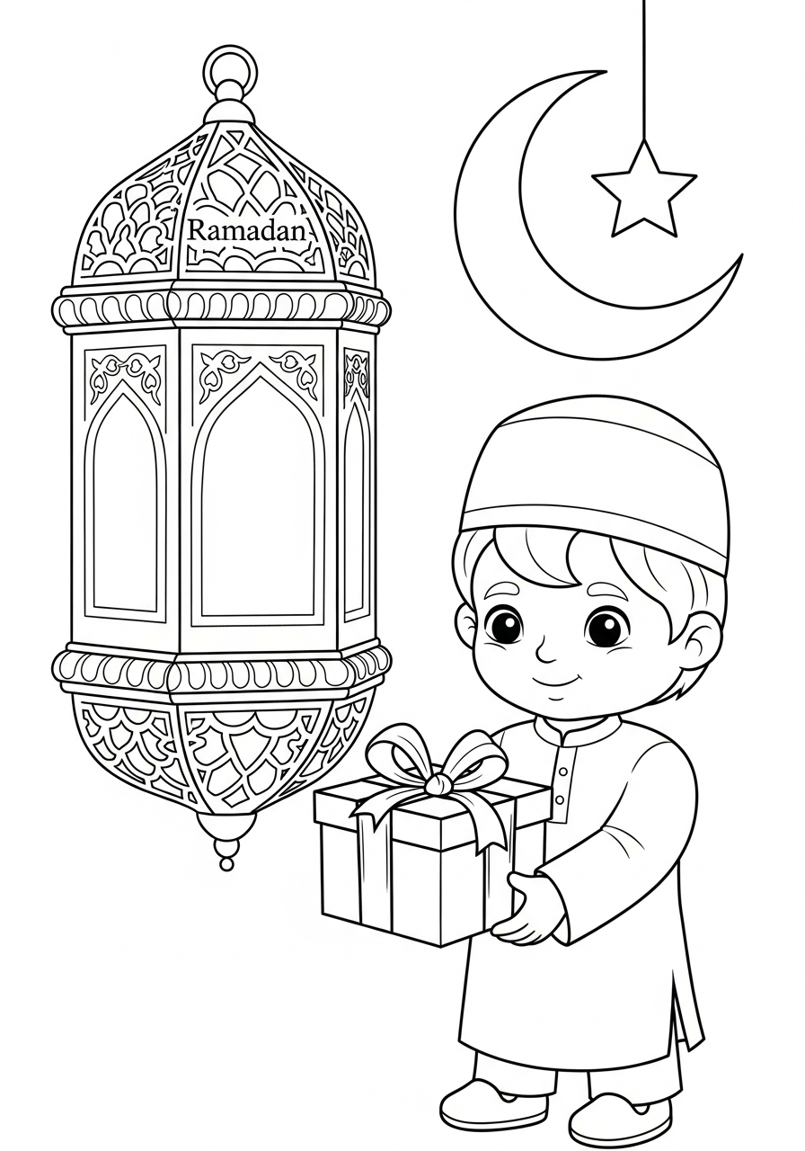 free printable Ramadan coloring pages for adults