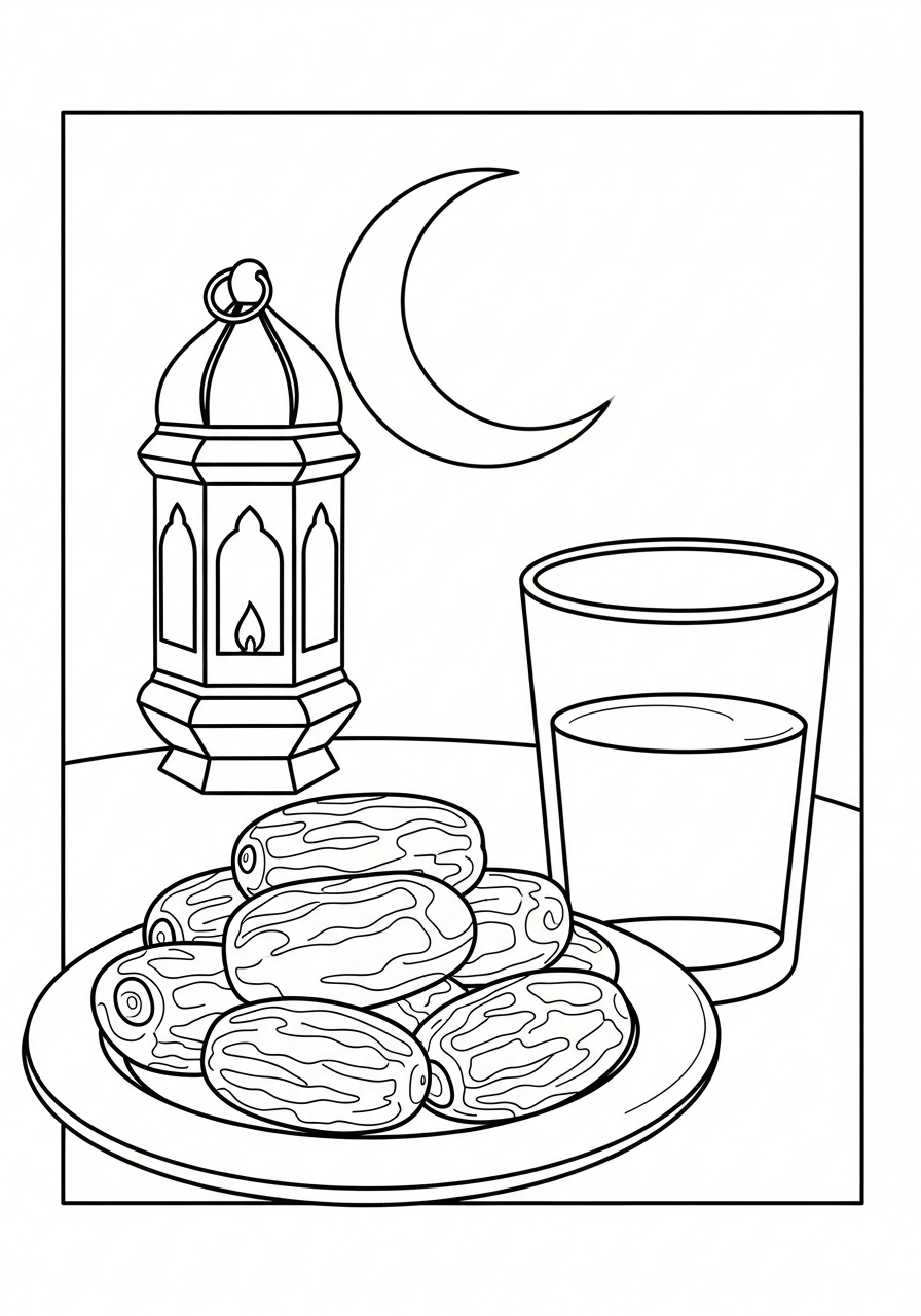 free coloring Ramadan pages