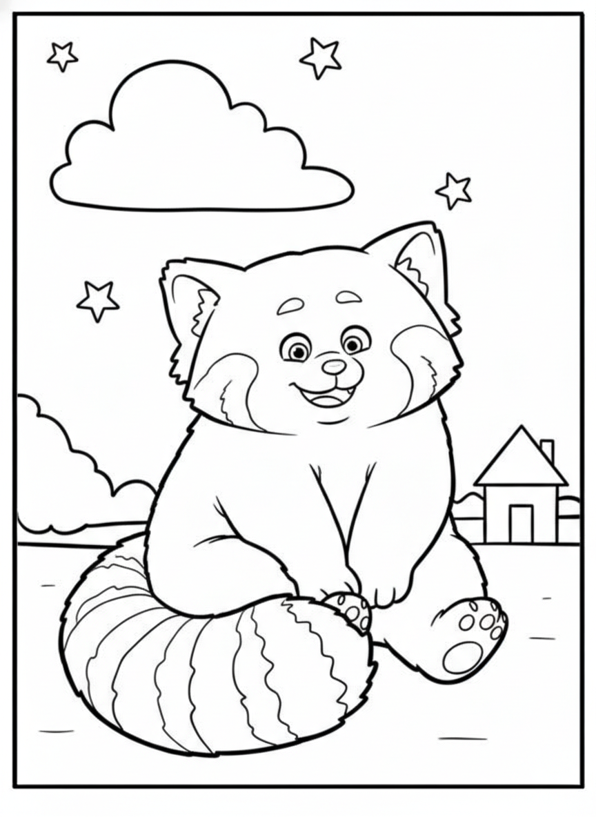 Turning Red Coloring Pages 12 Turning Red coloring pages to print