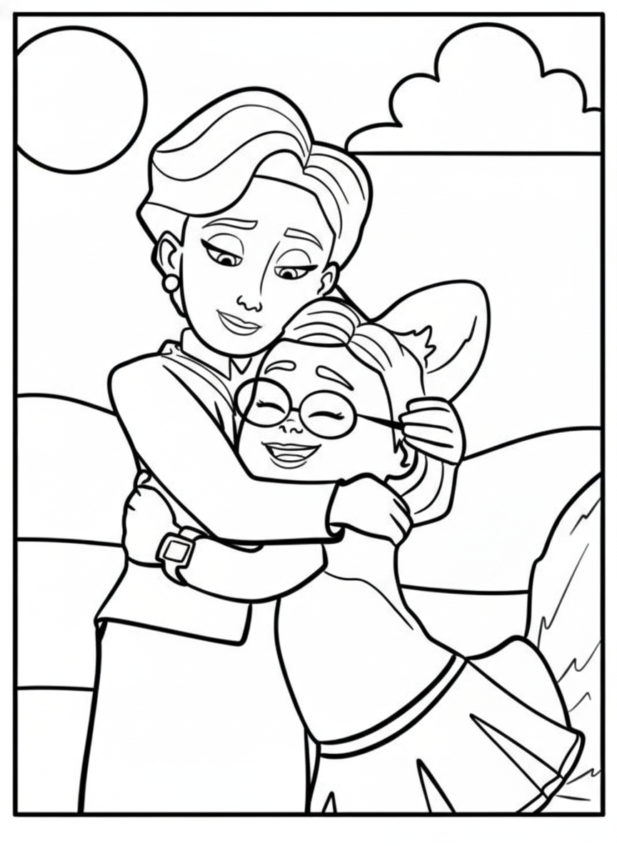Turning Red Coloring Pages 17 Turning Red decorations coloring pages