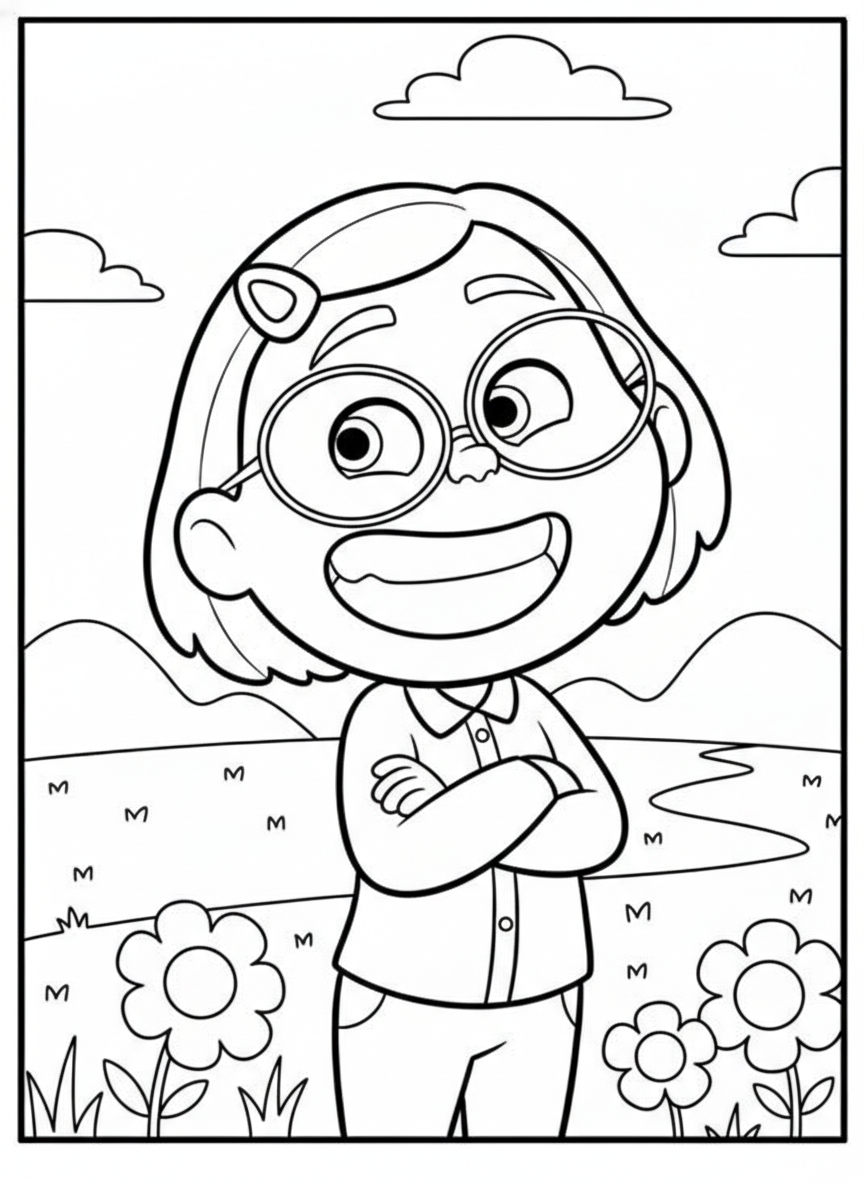 Turning Red Coloring Pages 8 detailed Turning Red coloring pages for adults