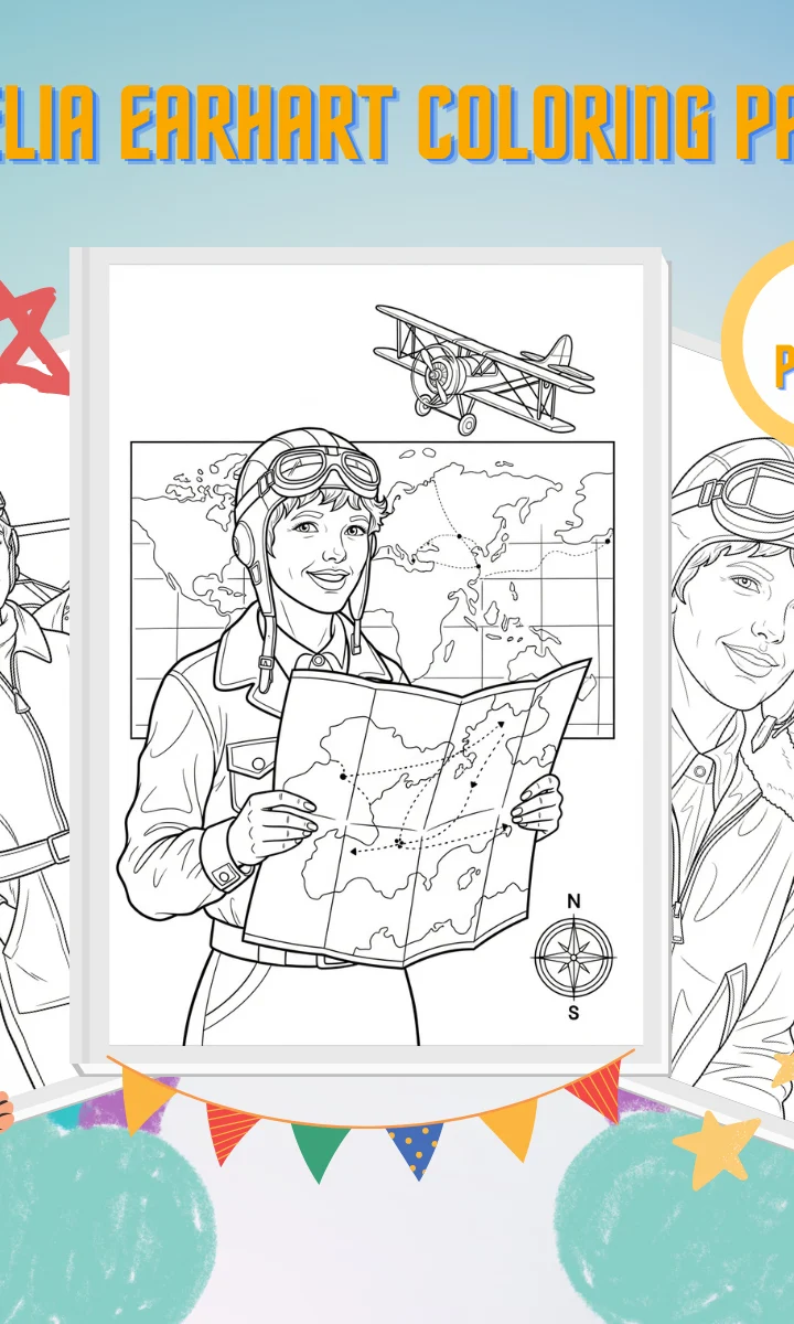 Coloriage Amelia Earhart coloriage-amelia-earhart