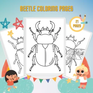 Beetle Coloring Pages thumbnail
