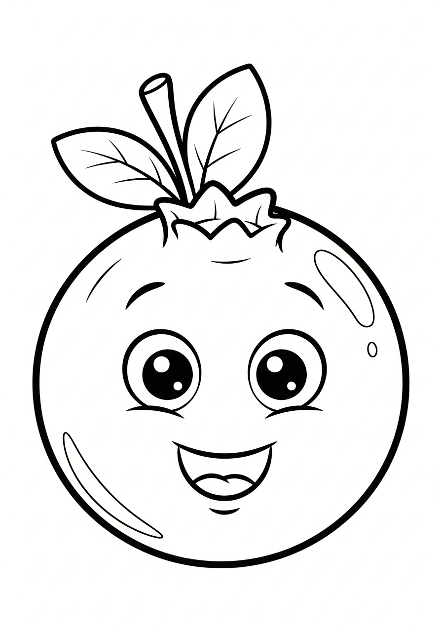 free Blueberry coloring pages for adults
