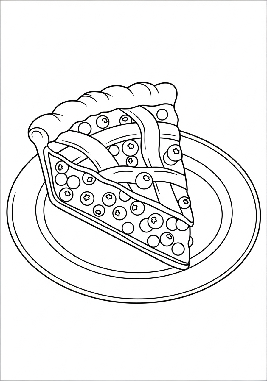 adult Blueberry coloring pages