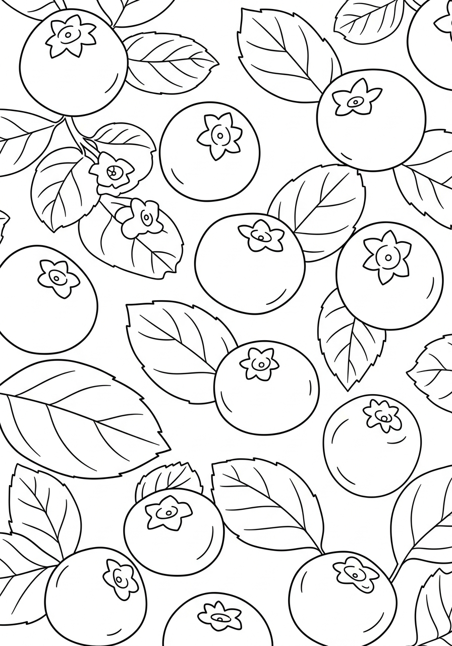 free printable coloring pages Blueberry