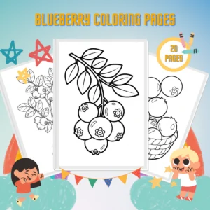 Blueberry Coloring Pages thumbnail