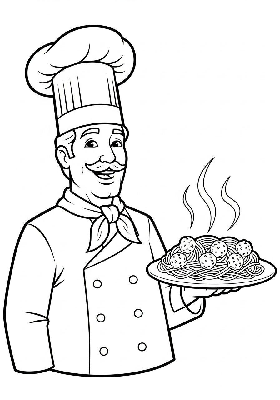 Chef Coloring Pages 7 grinch cute Chef coloring pages
