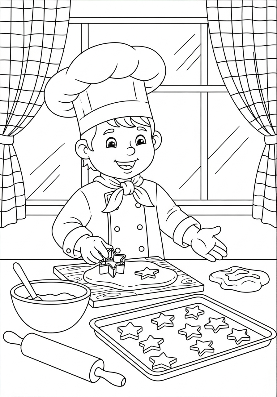 Chef Coloring Pages 9 printable Chef coloring pages for adults