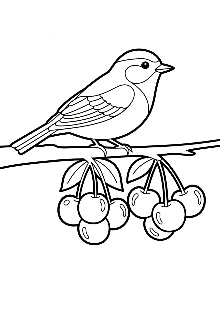 Cherry Coloring Pages 14 Cherry coloring pages to print