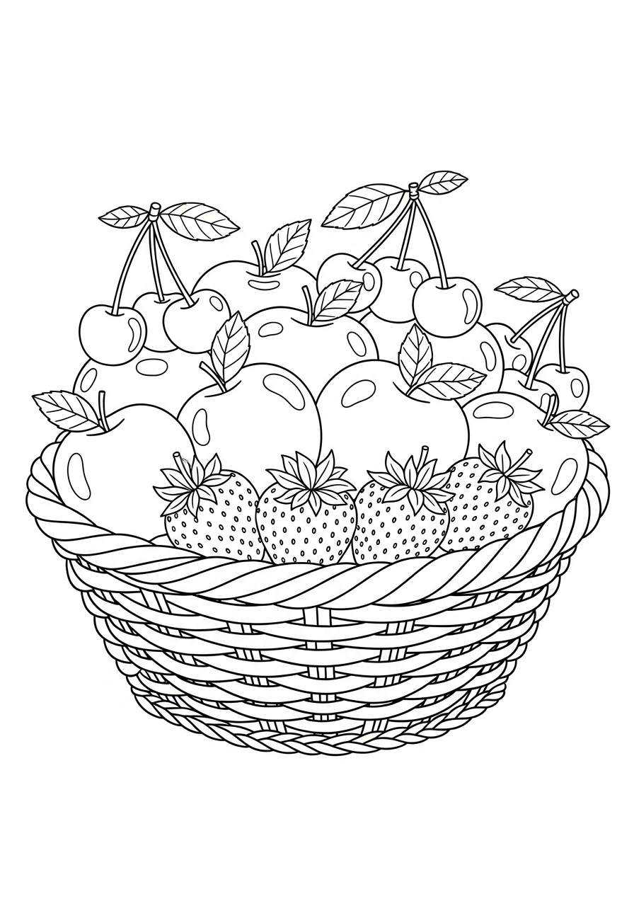 Cherry Coloring Pages 15 free Cherry coloring pages for kids