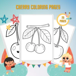 Cherry Coloring Pages thumbnail