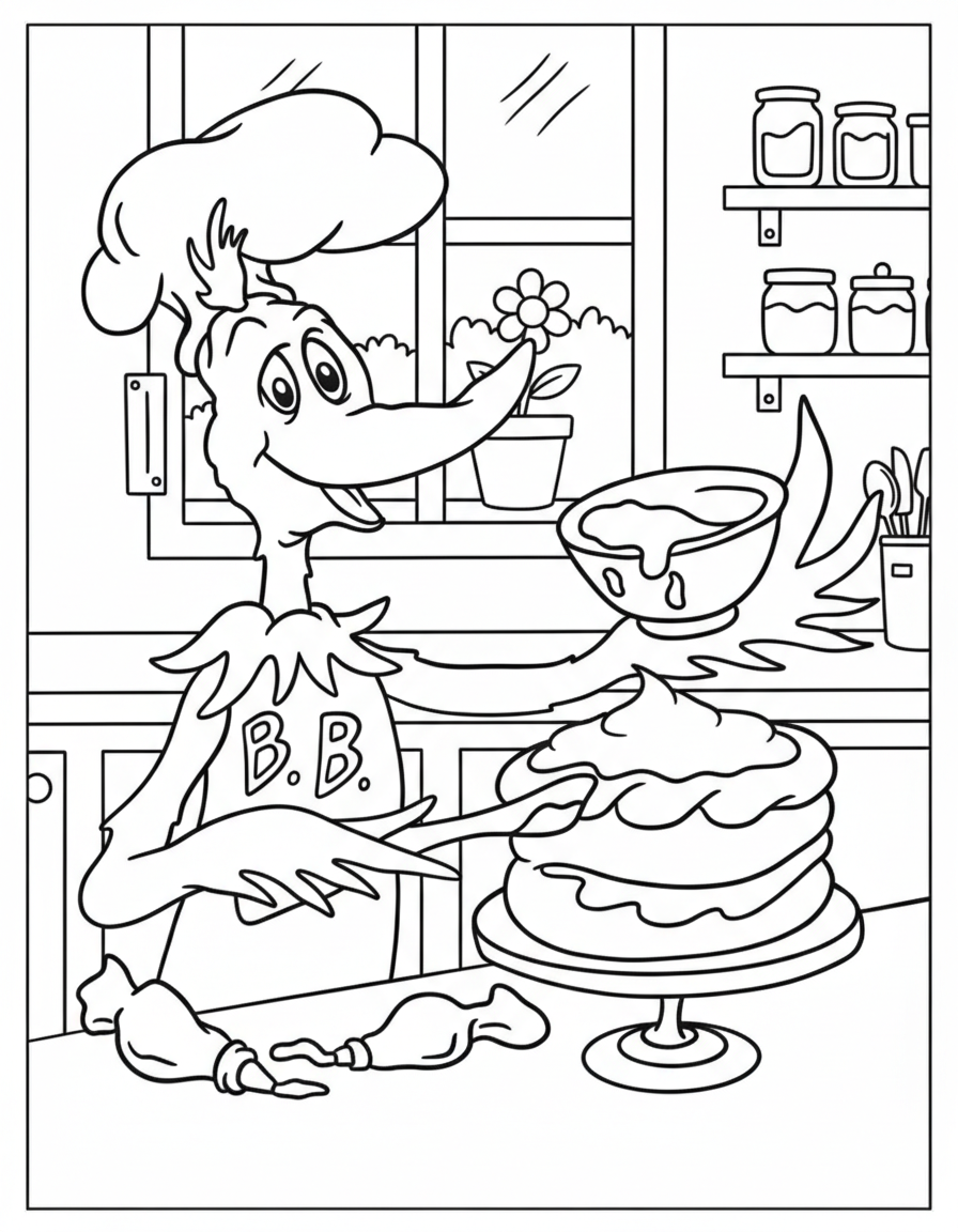 Dr. Seuss free coloring pages