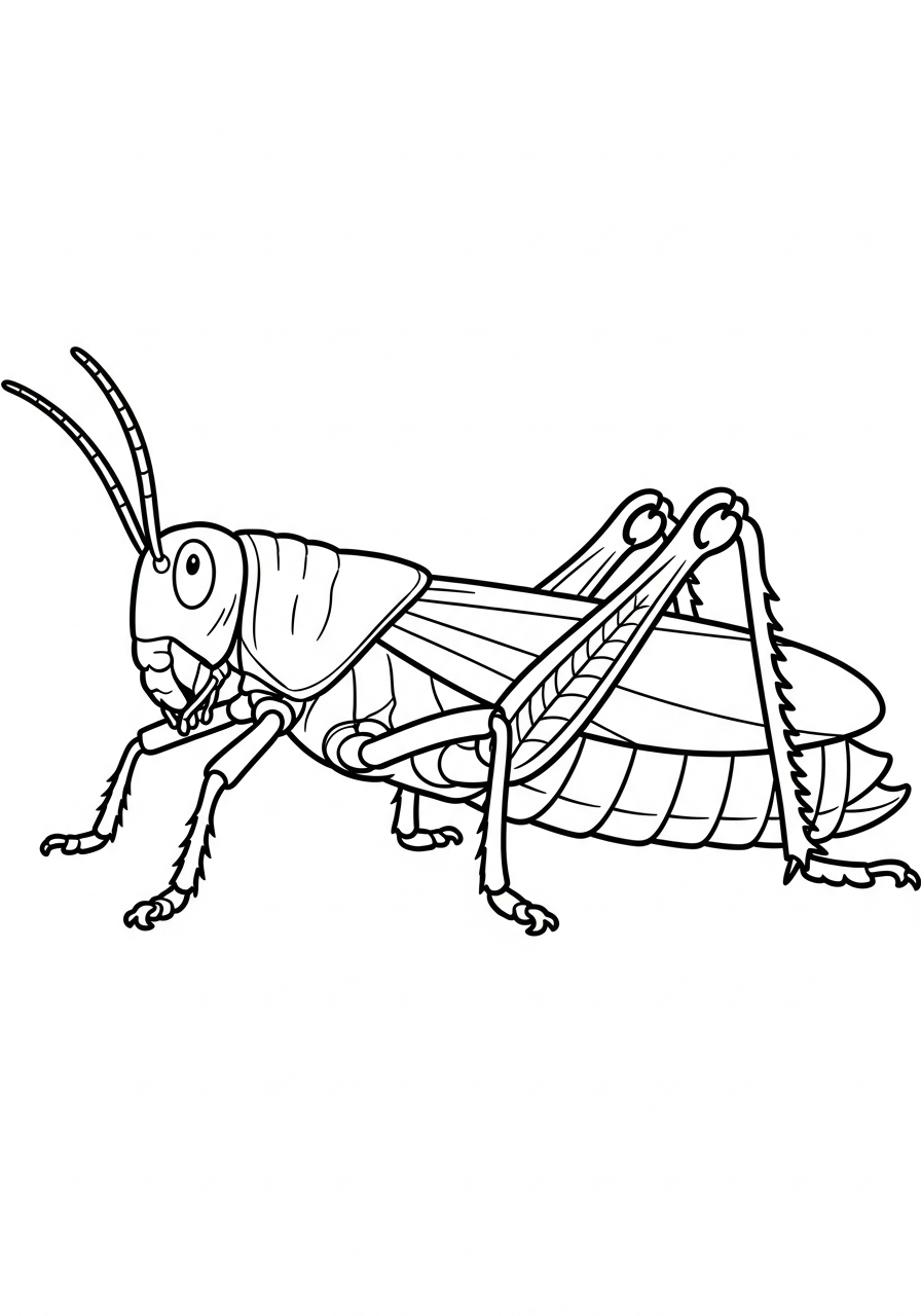 Grasshopper Coloring Pages 7 Grasshopper free coloring pages 1