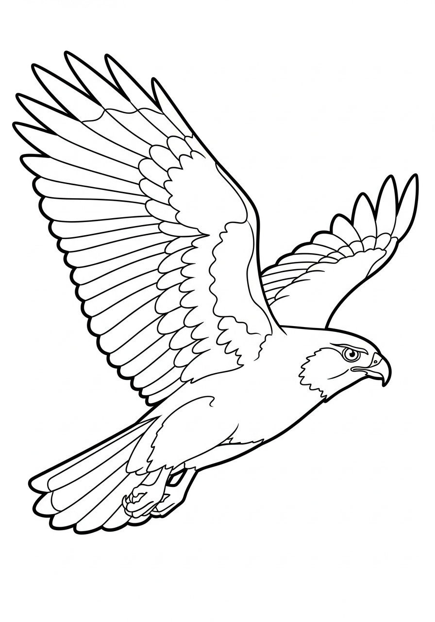 fun Hawk coloring pages