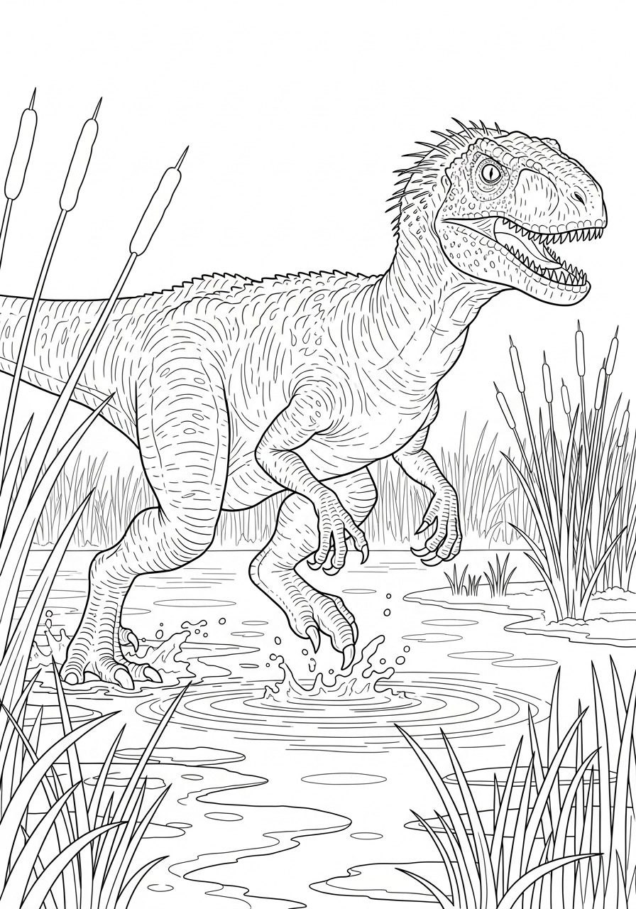 Indoraptor coloring pages to print