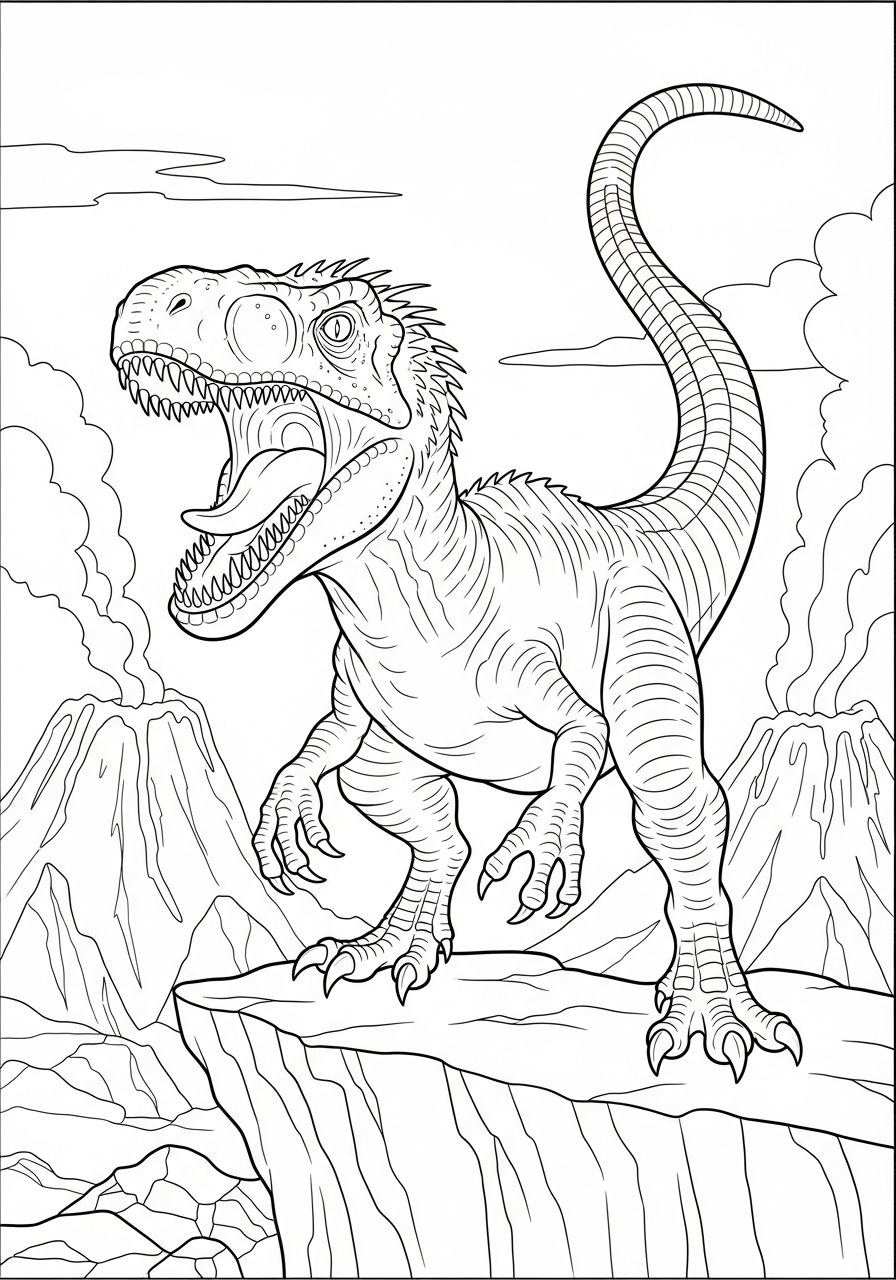 printable coloring pages Indoraptor