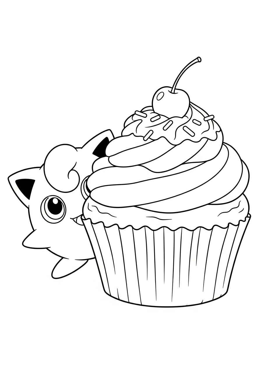 printable Jigglypuff coloring pages for adults 1