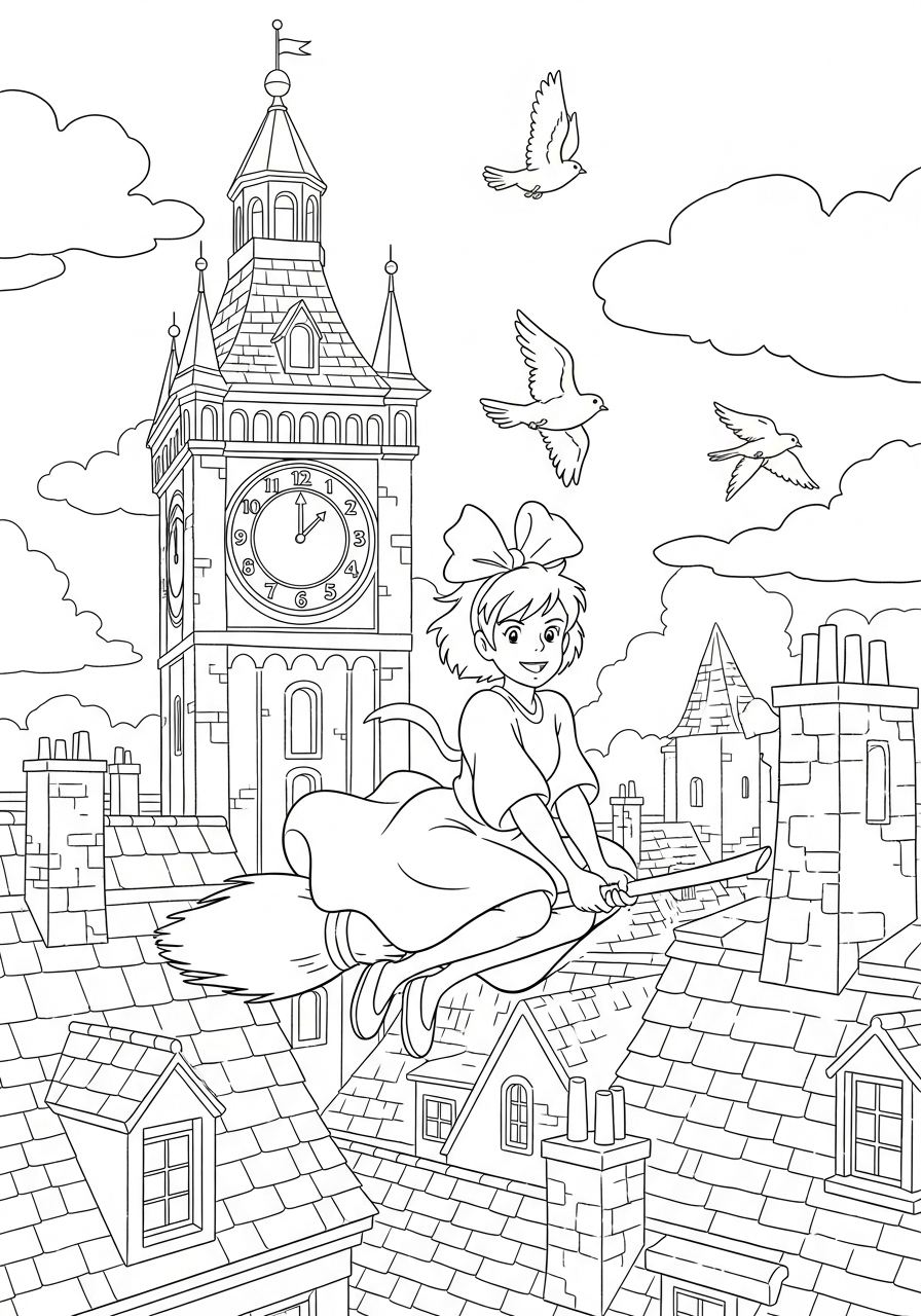 coloring pages Kiki 1