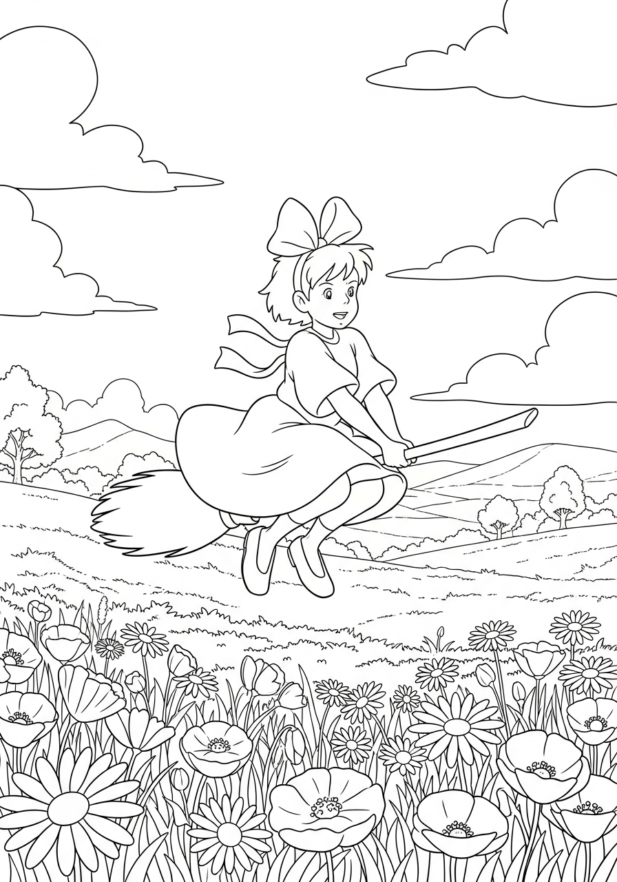 Kiki coloring pages printable