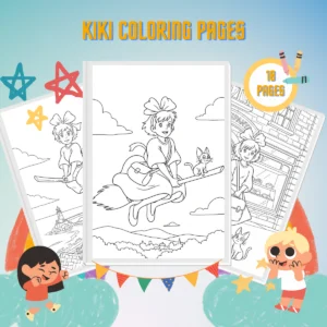 Kiki Coloring Pages thumbnail