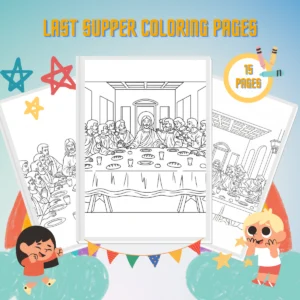 Last Supper Coloring Pages thumbnail