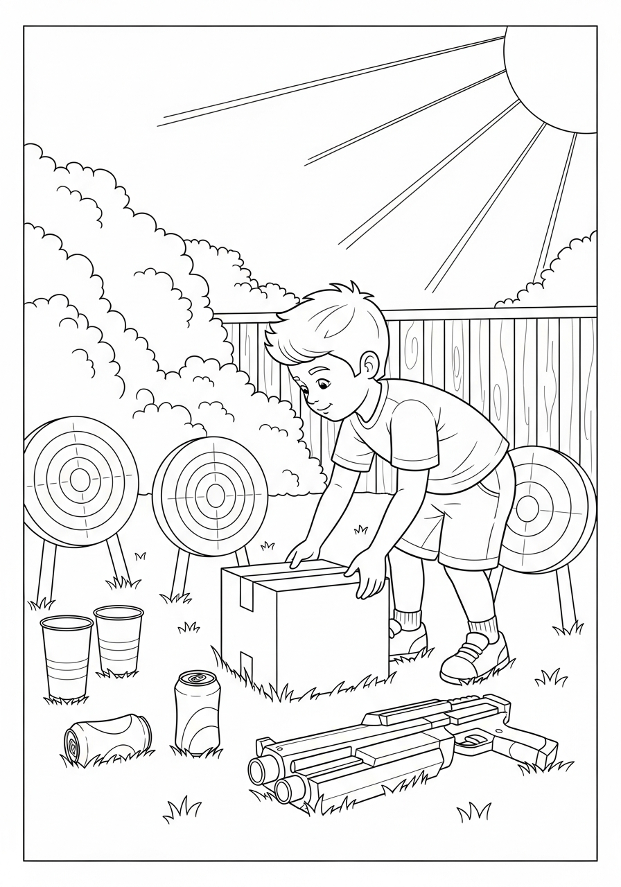 Nerf Gun Coloring Pages 21 hard Nerf Gun coloring pages