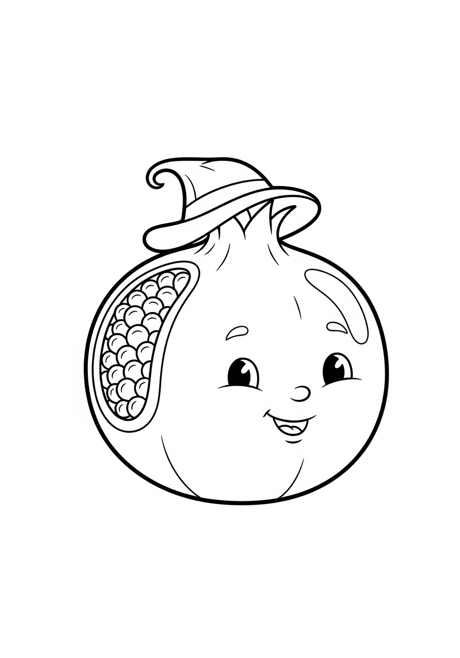 Pomegranate printable coloring pages