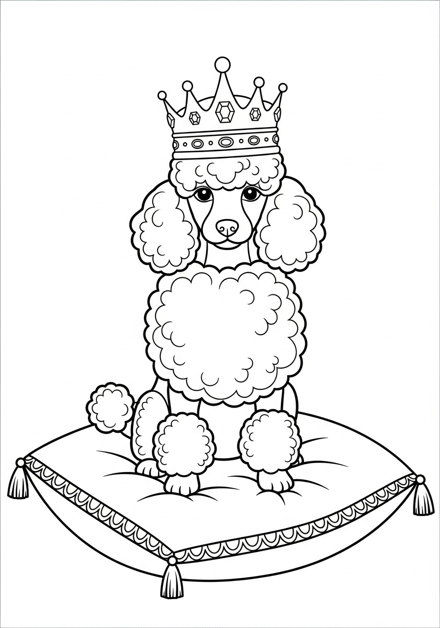Poodle Coloring Pages 16 Poodle coloring pages free