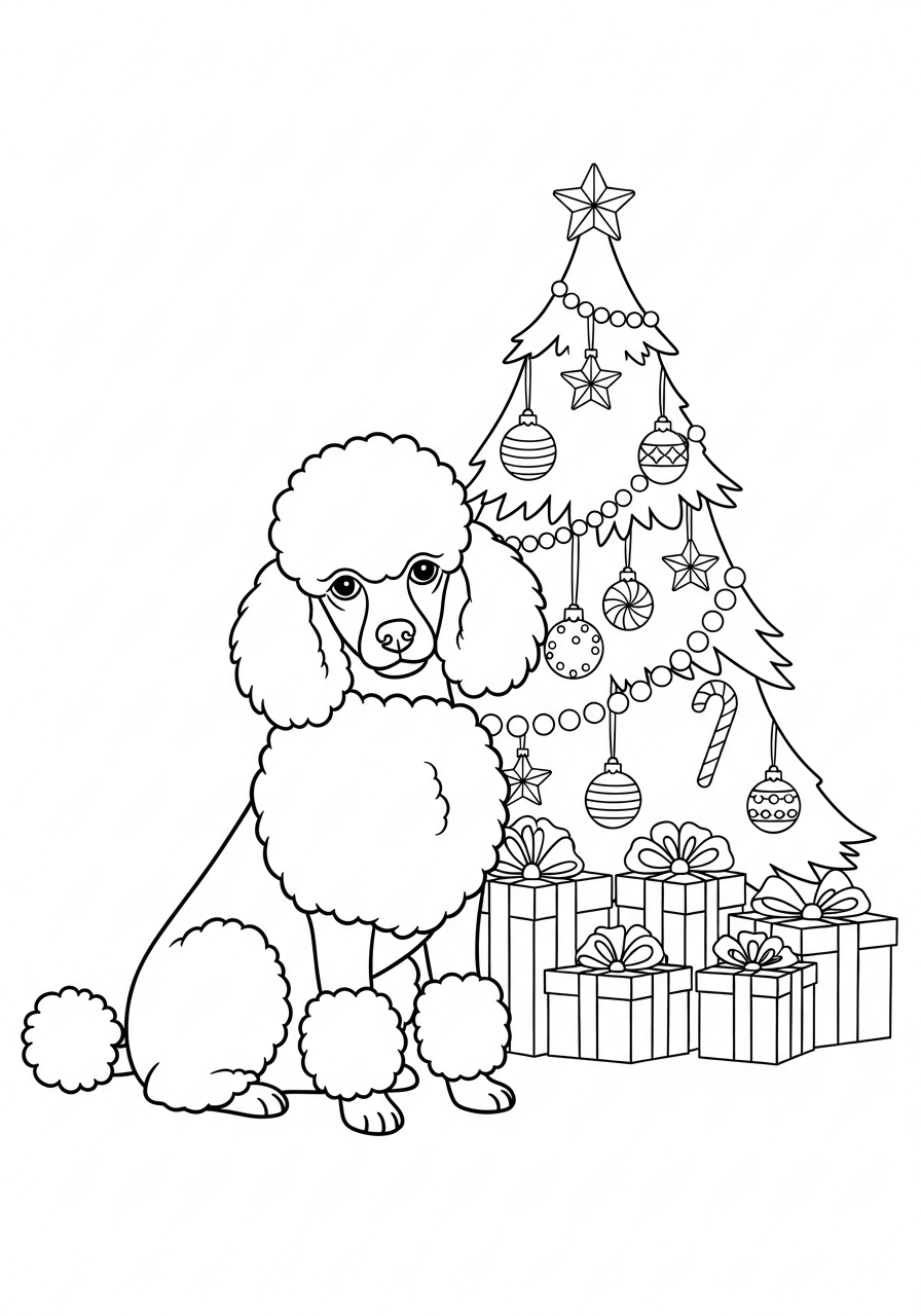 Poodle Coloring Pages 20 coloring Poodle pages