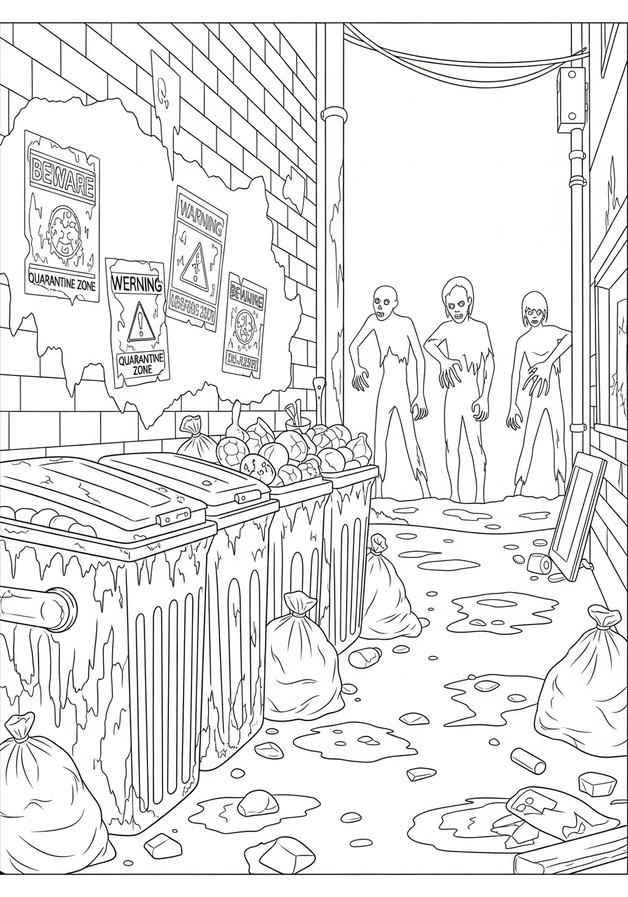 Resident Evil Coloring Pages 18 coloring pages for kids Resident Evil