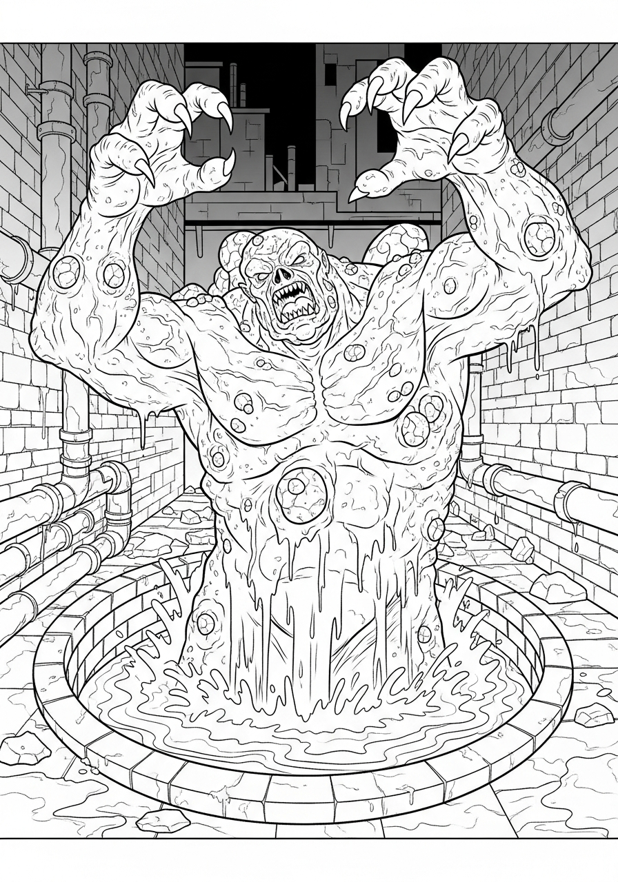 Resident Evil Coloring Pages 19 Resident Evil coloring pages for adults easy 1